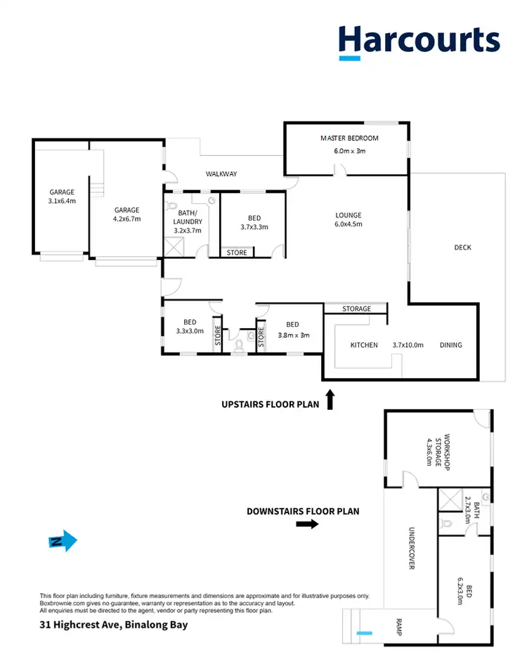 Floorplan of Homely house listing, 31 HIGHCREST AVENUE, Binalong Bay TAS 7216