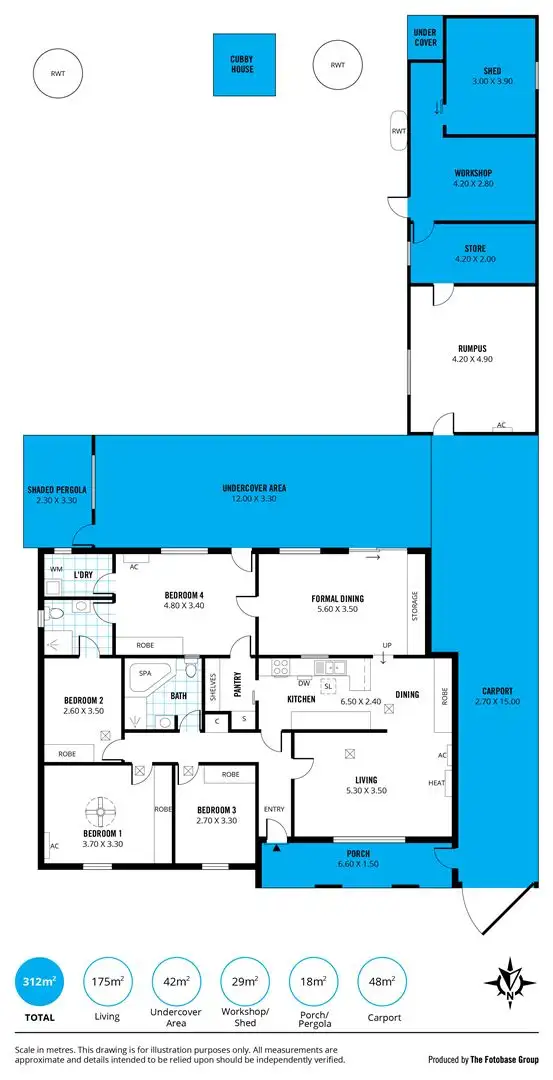 Floorplan of Homely house listing, 152 Murray Road, Port Noarlunga SA 5167