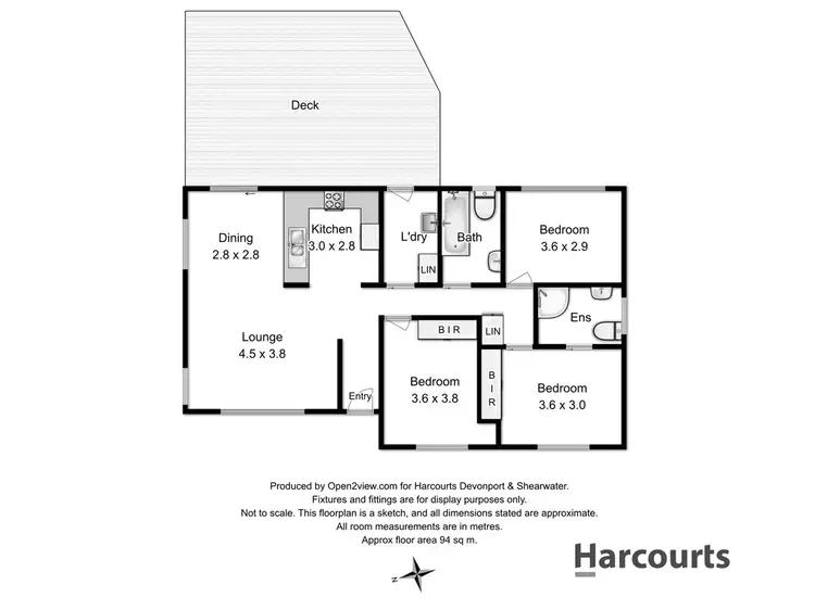 Floorplan of Homely house listing, 10 Winspear Place, East Devonport TAS 7310