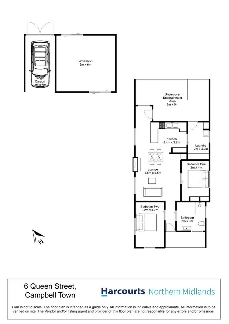 Floorplan of Homely house listing, 6 Queen Street, Campbell Town TAS 7210
