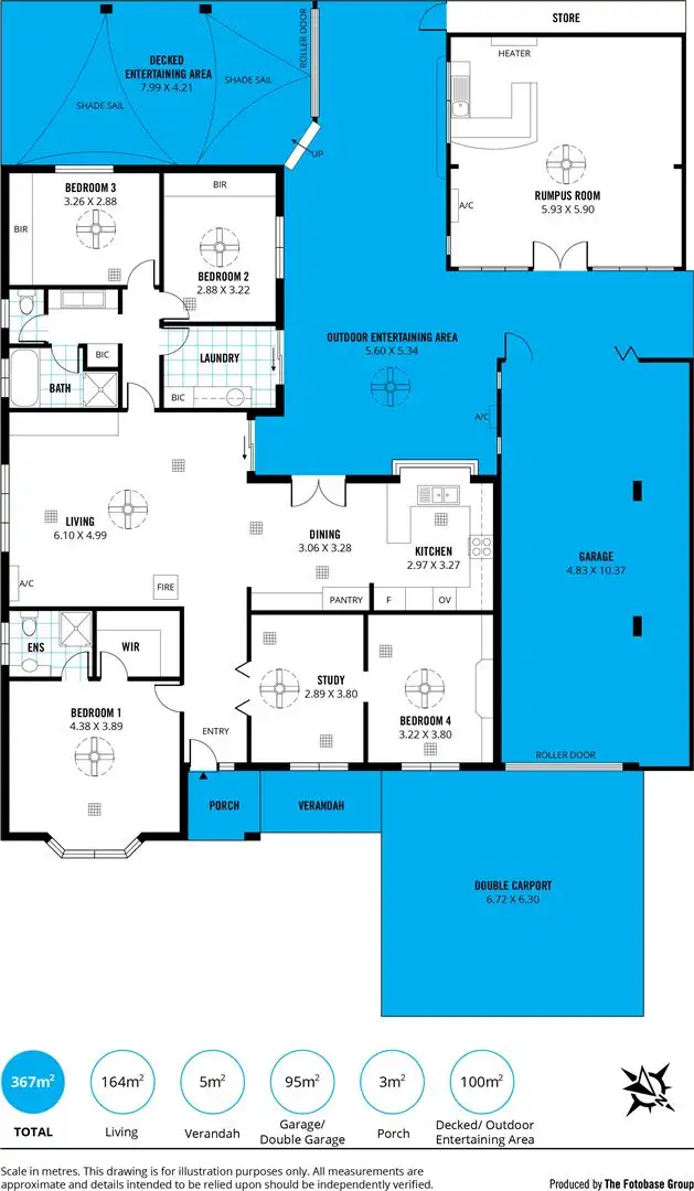 Floorplan of Homely house listing, 53 Delta Crescent, Aberfoyle Park SA 5159