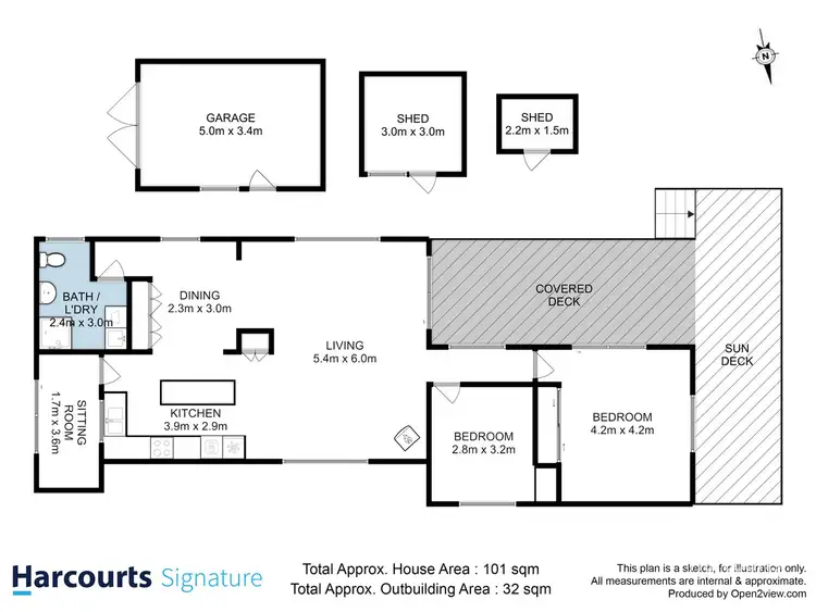 Floorplan of Homely house listing, 23 Amy Street, Taranna TAS 7180
