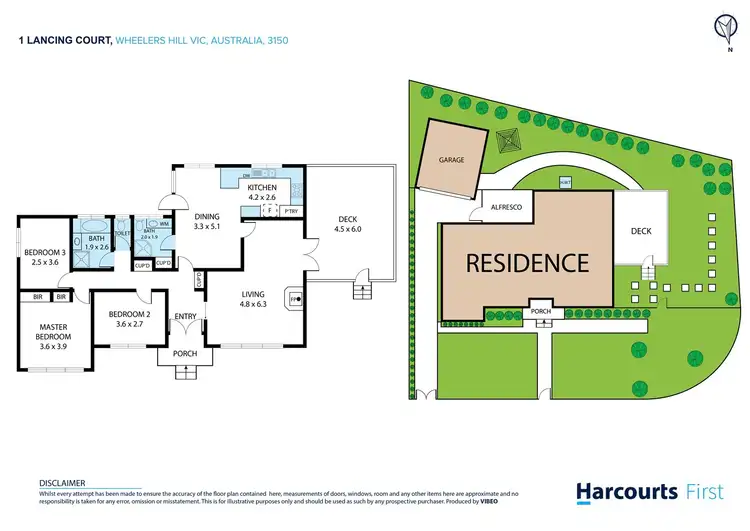 Floorplan of Homely house listing, 1 Lancing Court, Wheelers Hill VIC 3150