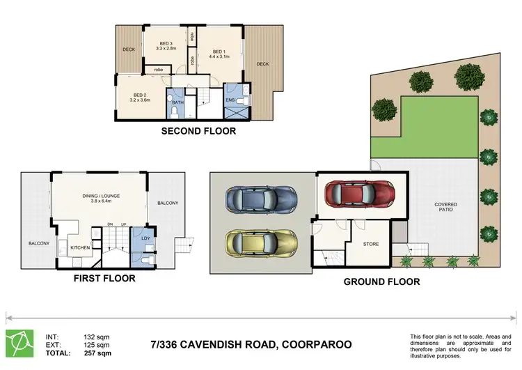 Floorplan of Homely townhouse listing, 7/336 Cavendish Road, Coorparoo QLD 4151