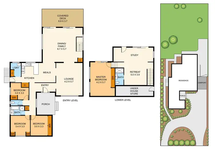 Floorplan of Homely house listing, 13 Halcyon Avenue, The Patch VIC 3792