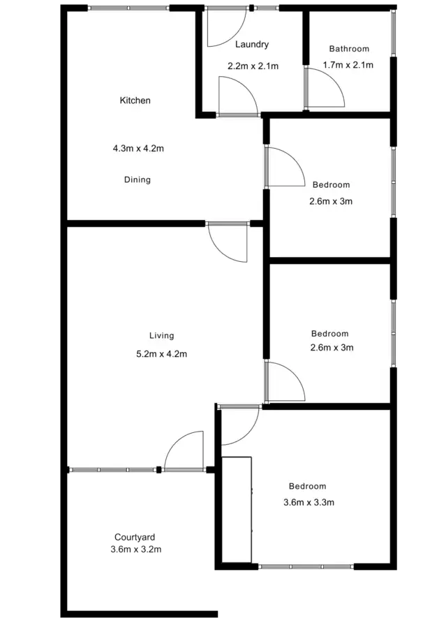 Floorplan of Homely house listing, 8b Downing Crescent, Wanneroo WA 6065