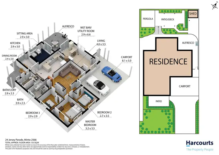 Floorplan of Homely house listing, 24 Jersey Parade, Minto NSW 2566