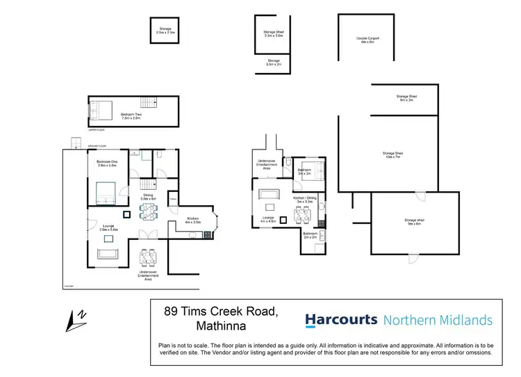 Floorplan of Homely rural property listing, 89 Tims Creek Road, Mathinna TAS 7214