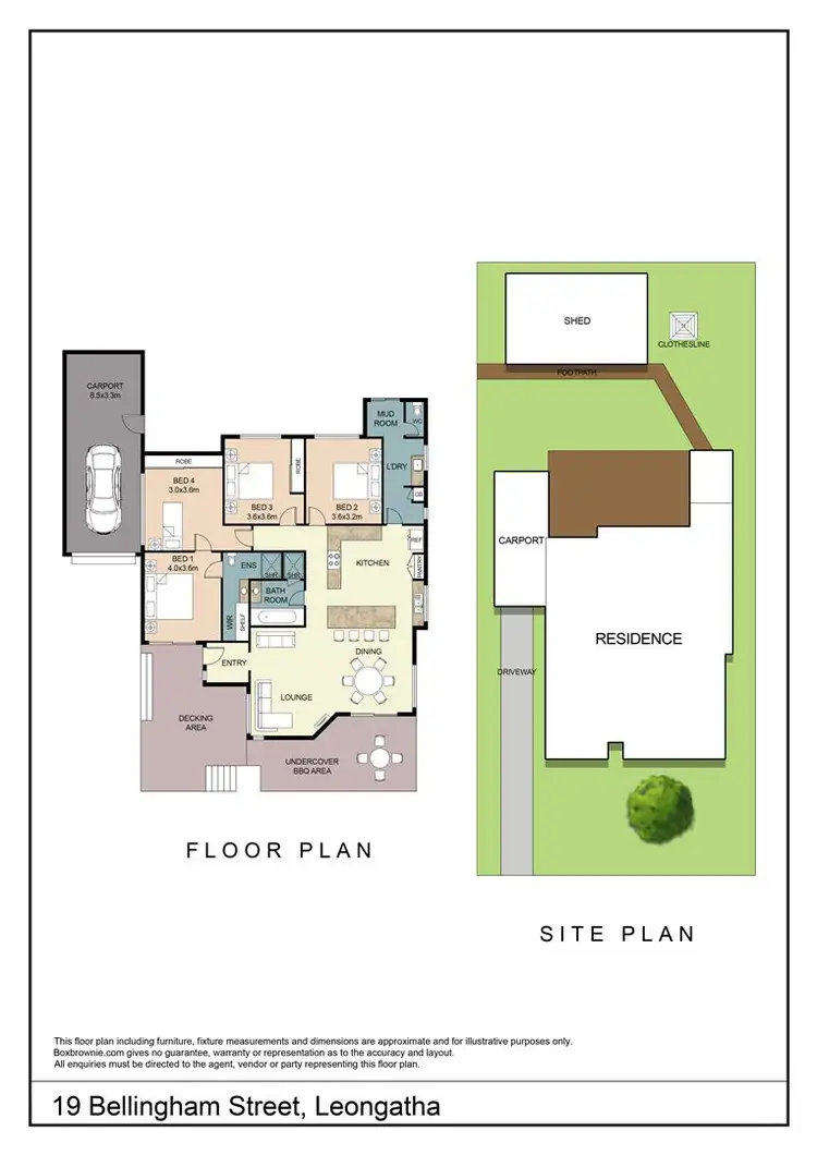 Floorplan of Homely house listing, 19 Bellingham Street, Leongatha VIC 3953