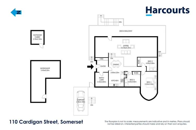Floorplan of Homely house listing, 110 Cardigan Street, Somerset TAS 7322