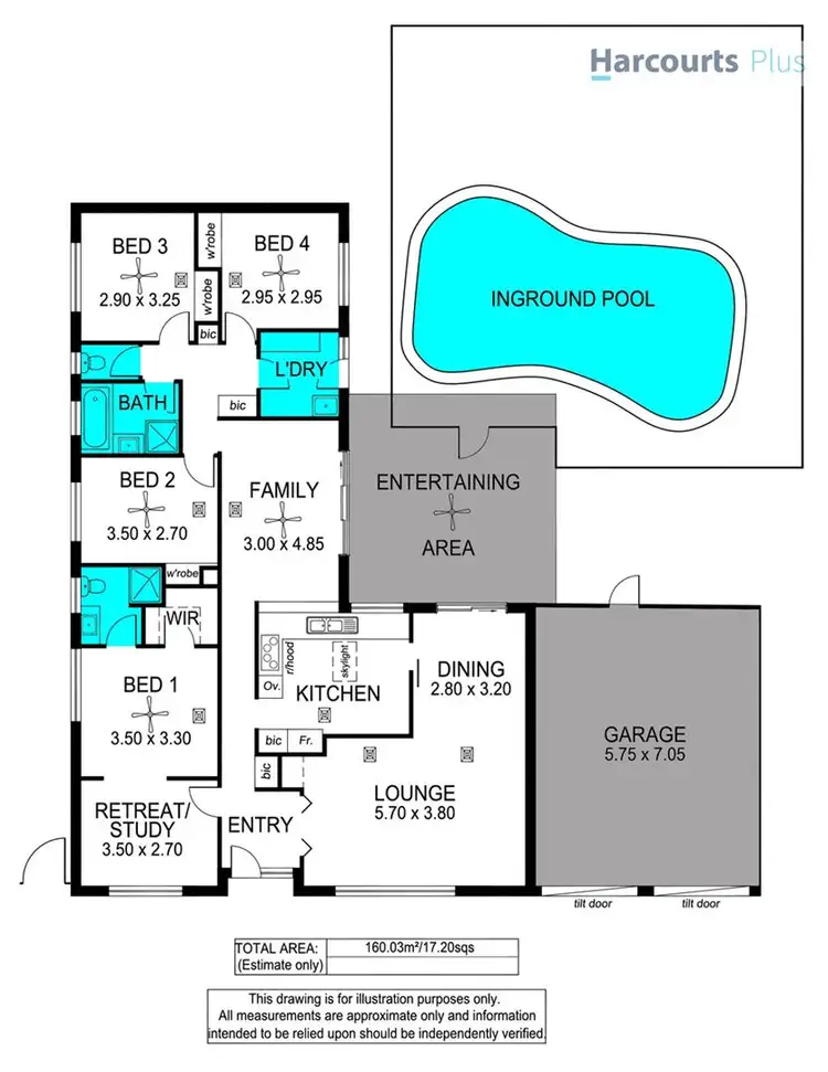 Floorplan of Homely house listing, 16 Medway Street, Hallett Cove SA 5158