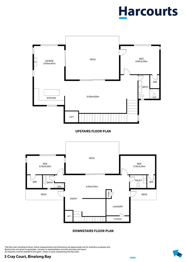 Floorplan of Homely house listing, 3-5 Cray Court, Binalong Bay TAS 7216