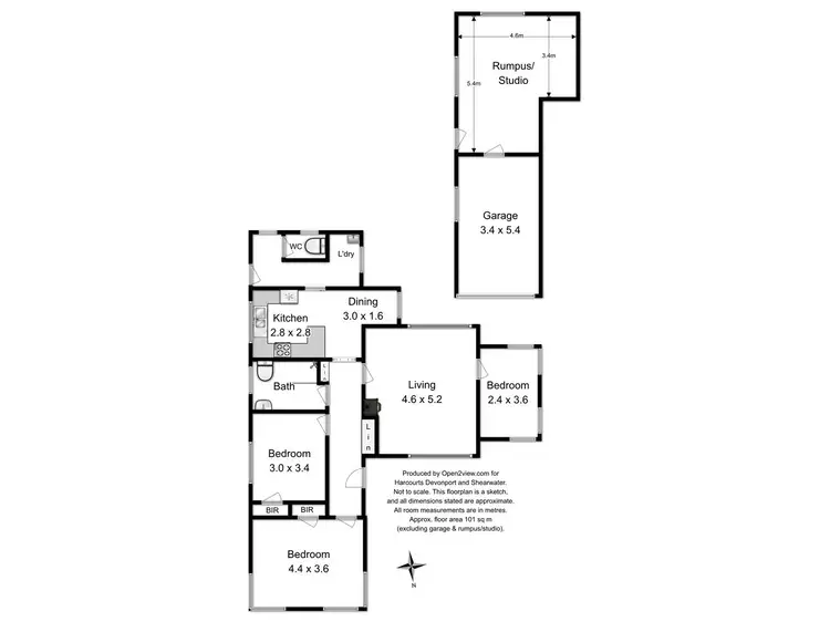 Floorplan of Homely house listing, 29 Hilltop Avenue, Devonport TAS 7310