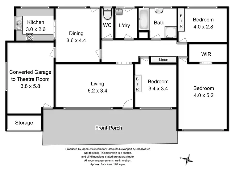 Floorplan of Homely house listing, 1 Leake Street, Railton TAS 7305