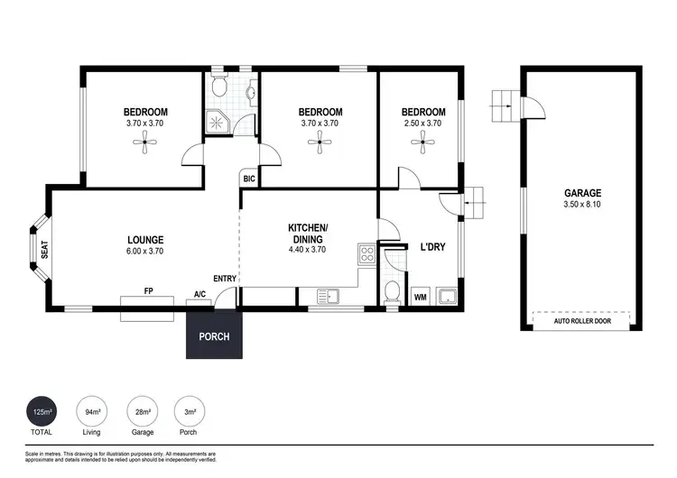 Floorplan of Homely house listing, 43 The Crescent, Mccracken SA 5211