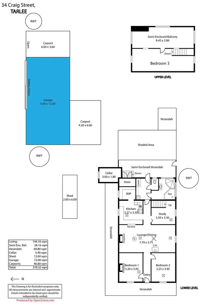 Floorplan of Homely house listing, 34 Craig Street, Tarlee SA 5411
