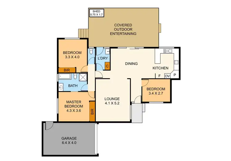 Floorplan of Homely unit listing, 3/17 Warrabel Road, Ferntree Gully VIC 3156