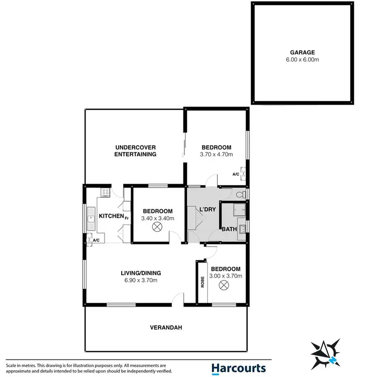 Floorplan of Homely house listing, 1 Richards Street, Goolwa SA 5214
