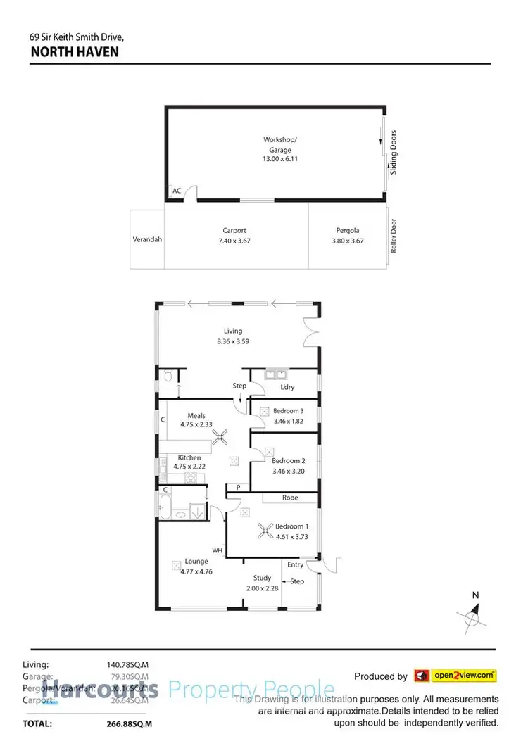 Floorplan of Homely house listing, 69 Sir Keith Smith Drive, North Haven SA 5018