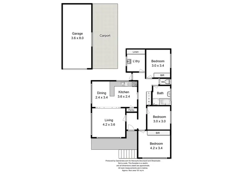 Floorplan of Homely house listing, 175 Steele Street, Devonport TAS 7310
