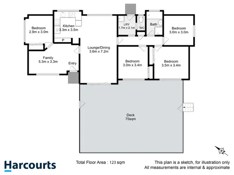 Floorplan of Homely house listing, 20 Campbell Street, Kingston TAS 7050