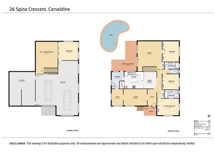 Floorplan of Homely house listing, 26 Spina Crescent, Carseldine QLD 4034