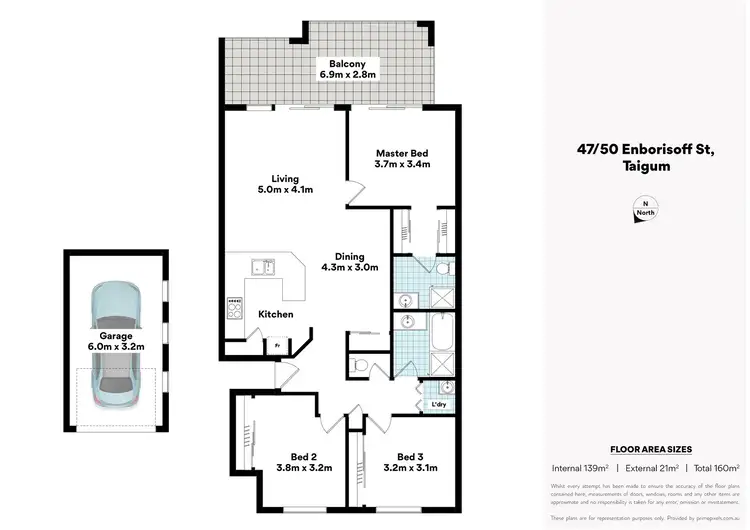 Floorplan of Homely unit listing, 47/50 Enborisoff Street, Taigum QLD 4018