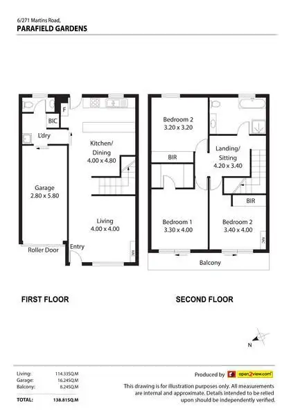 Floorplan of Homely townhouse listing, 6/271 Martins Road, Parafield Gardens SA 5107