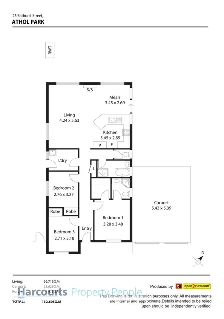 Floorplan of Homely house listing, 25 Bathurst Street, Athol Park SA 5012
