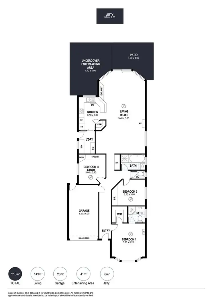 Floorplan of Homely house listing, 13 Windjammer Court, Encounter Bay SA 5211