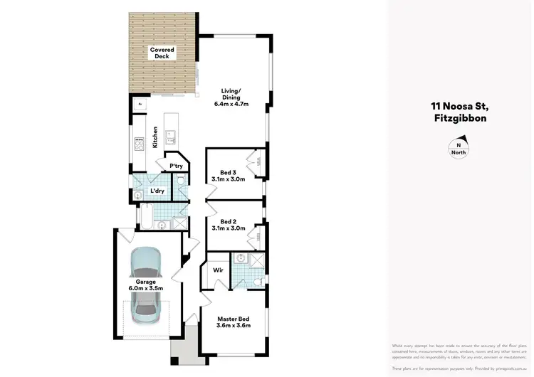 Floorplan of Homely house listing, 11 Noosa Street, Fitzgibbon QLD 4018