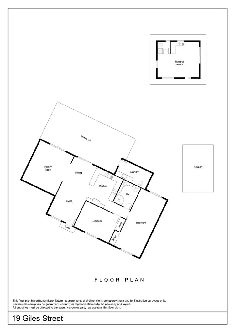 Floorplan of Homely house listing, 19 Giles Street, East Side NT 870