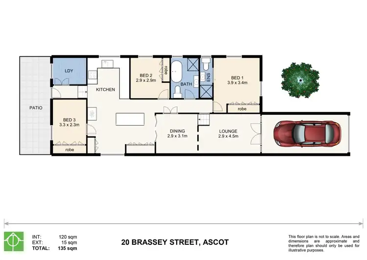 Floorplan of Homely house listing, 20 Brassey Street, Ascot QLD 4007