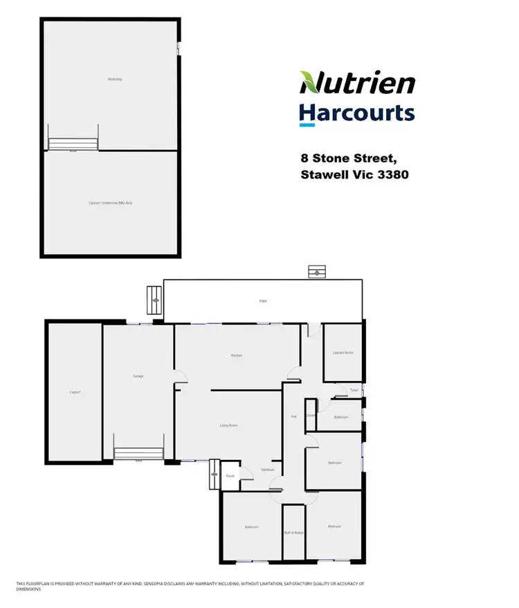 Floorplan of Homely house listing, 8 Stone Street, Stawell VIC 3380