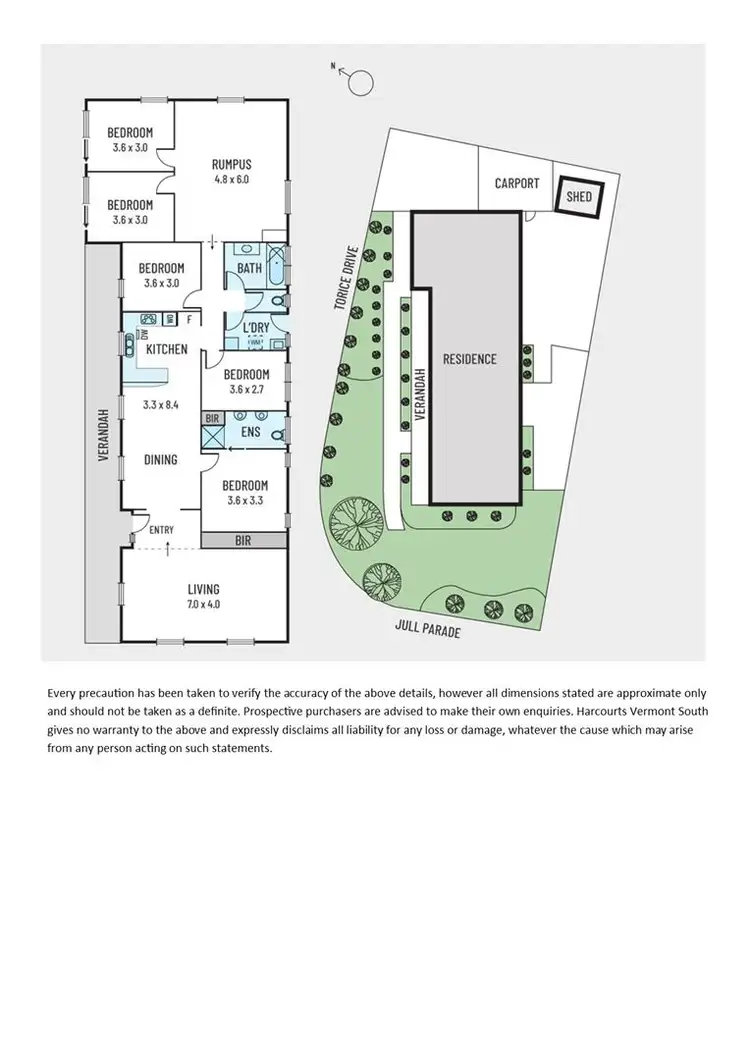 Floorplan of Homely house listing, 1 Jull Parade, Ringwood North VIC 3134
