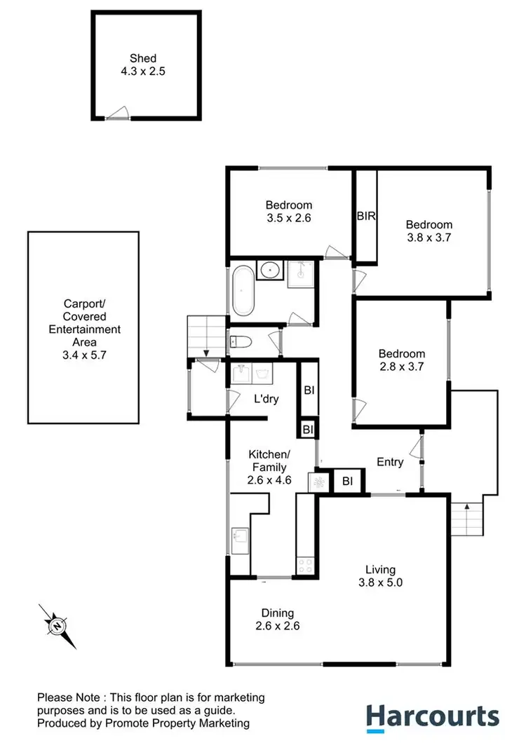 Floorplan of Homely house listing, 122 Grange Road West, Rokeby TAS 7019