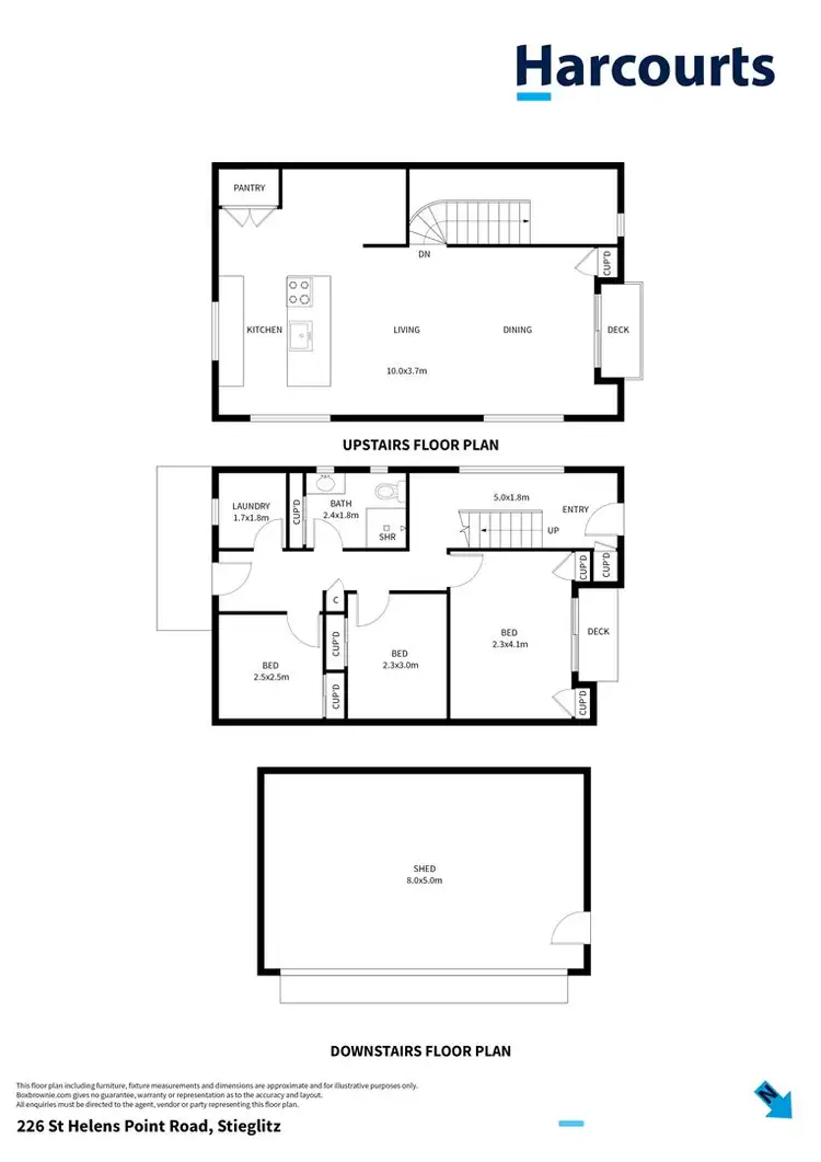 Floorplan of Homely house listing, 226 St Helens Point Road, Stieglitz TAS 7216