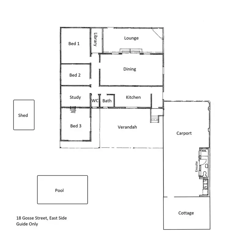 Floorplan of Homely house listing, 18 Gosse Street, East Side NT 870