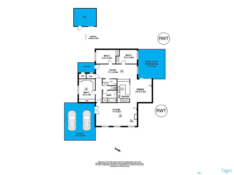 Floorplan of Homely house listing, 10 Oakridge Road, Aberfoyle Park SA 5159
