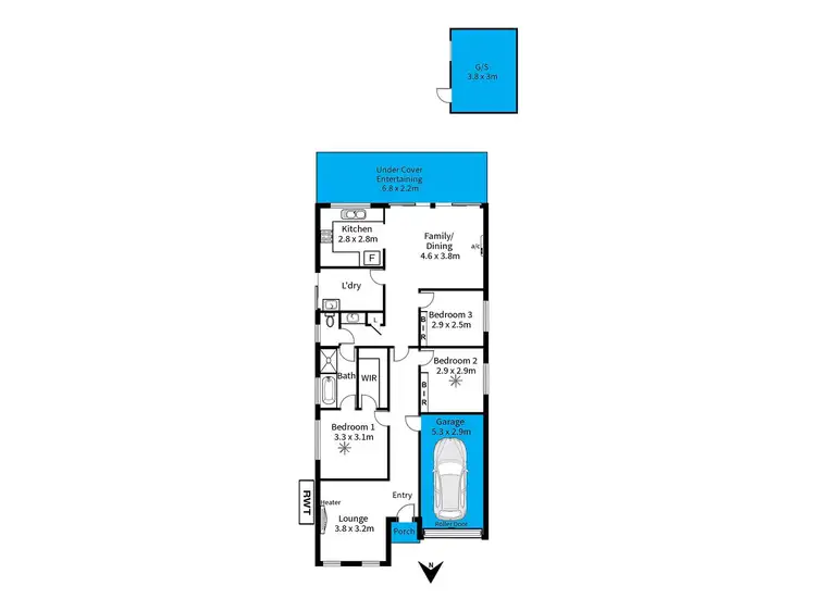 Floorplan of Homely house listing, 15b Herrings Lane, Happy Valley SA 5159