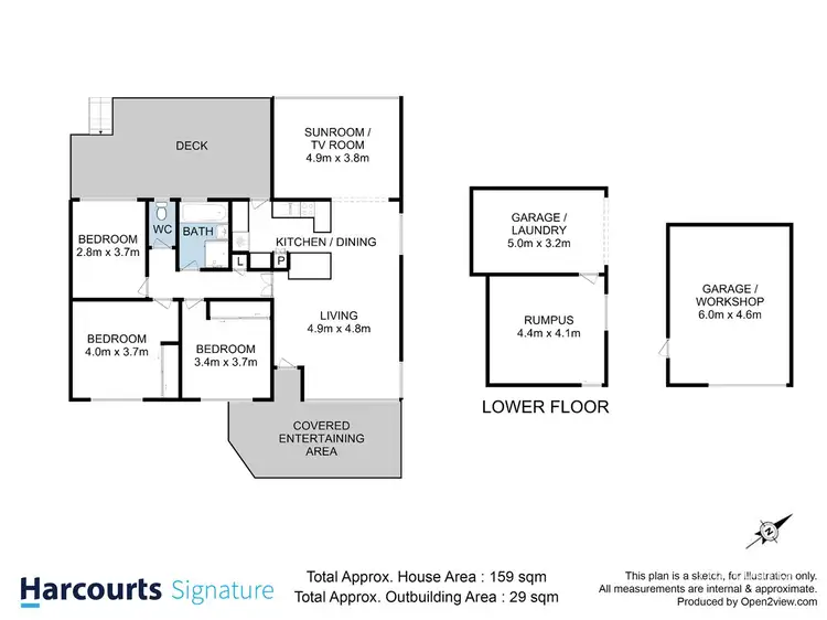 Floorplan of Homely house listing, 20 Akora Street, Mornington TAS 7018