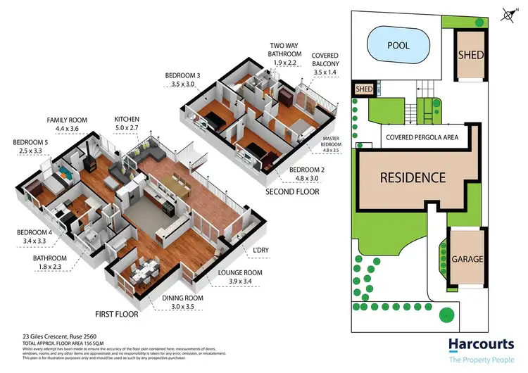 Floorplan of Homely house listing, 23 Giles Crescent, Ruse NSW 2560