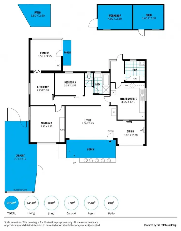 Floorplan of Homely house listing, 40 Norfolk Road, Marion SA 5043