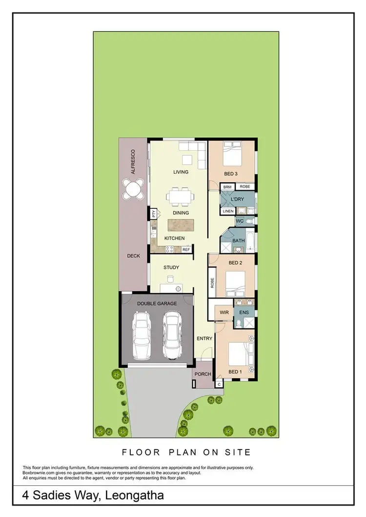 Floorplan of Homely house listing, 4 Sadies Way, Leongatha VIC 3953