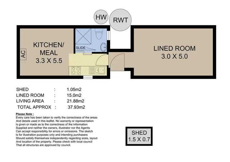 Floorplan of Homely land listing, 9 Mail Road, Harrogate SA 5244