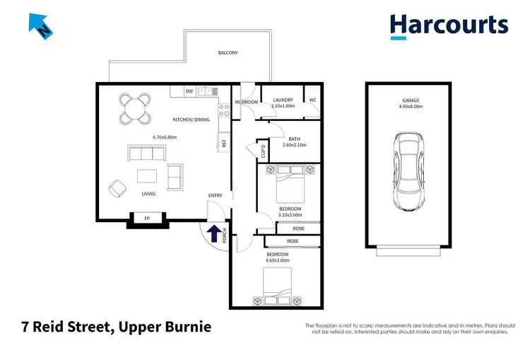 Floorplan of Homely house listing, 7 Reid Street, Upper Burnie TAS 7320