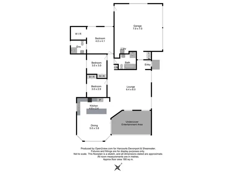 Floorplan of Homely house listing, 1 Jesamel Place, West Ulverstone TAS 7315
