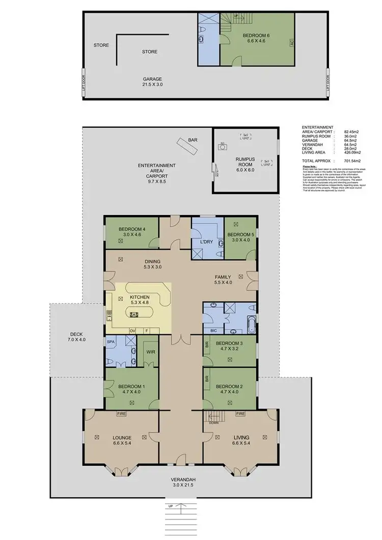 Floorplan of Homely house listing, 7 Jennings Drive, Ashton SA 5137