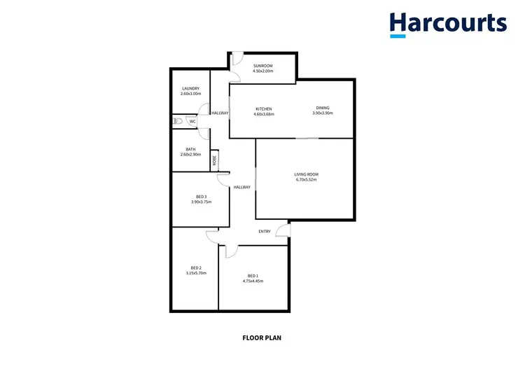 Floorplan of Homely house listing, 31 Rennison Street, Horsham VIC 3400