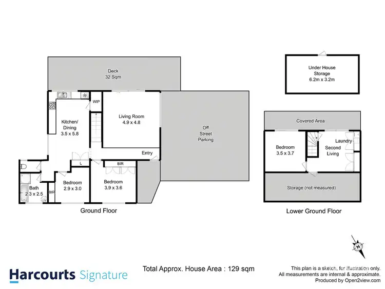 Floorplan of Homely house listing, 6 Marion Court, Lindisfarne TAS 7015